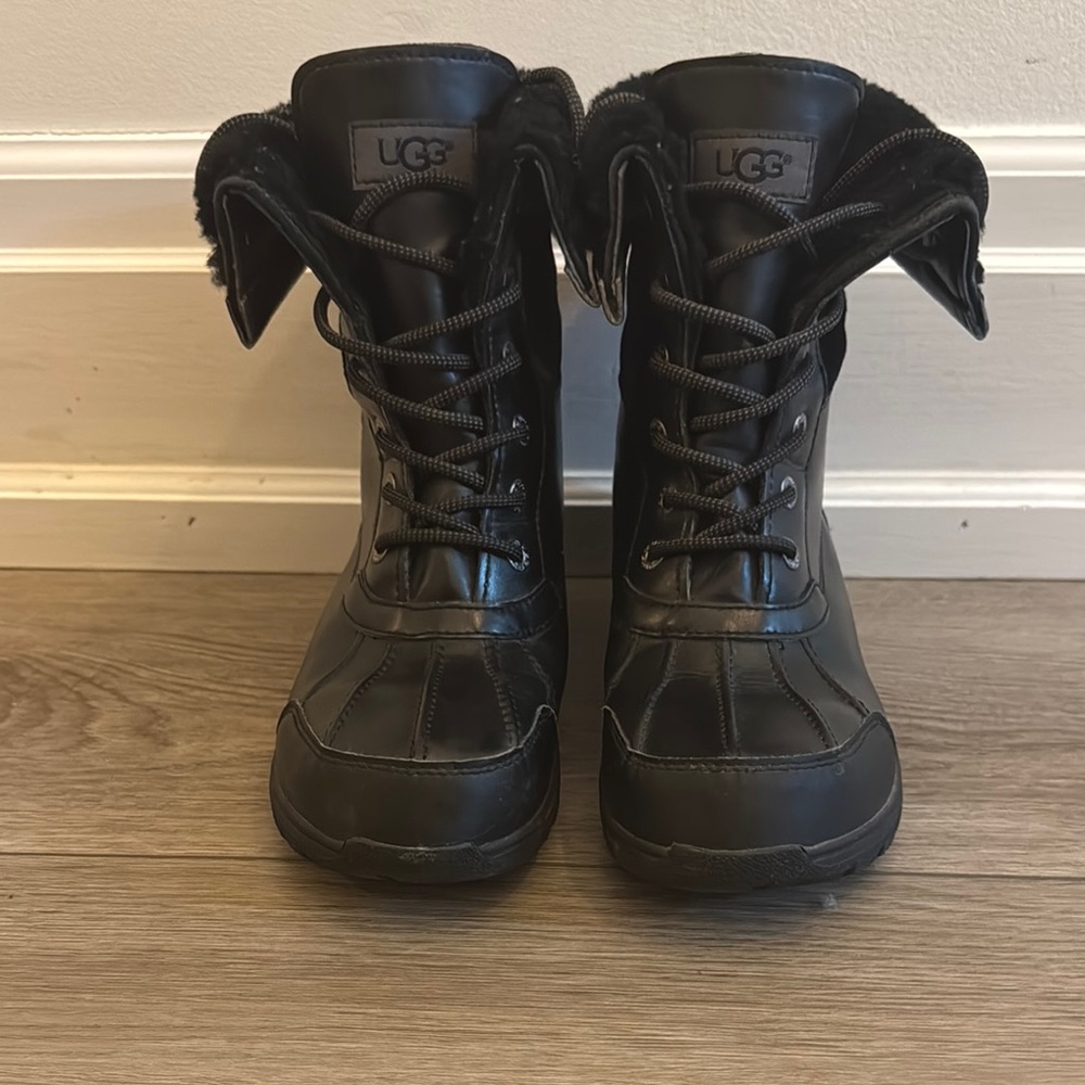 Women UGG Black Winter Boots